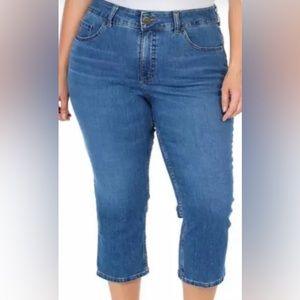Terra and Sky Jean Capri Sz 24W good condition